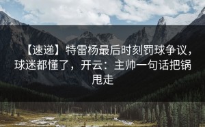 【速递】特雷杨最后时刻罚球争议，球迷都懂了，开云：主帅一句话把锅甩走
